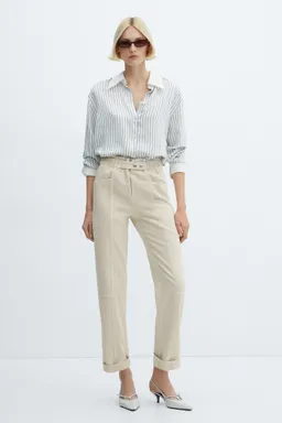 Jeans slouchy cintura elástica de Mango en Pantalones para argentina