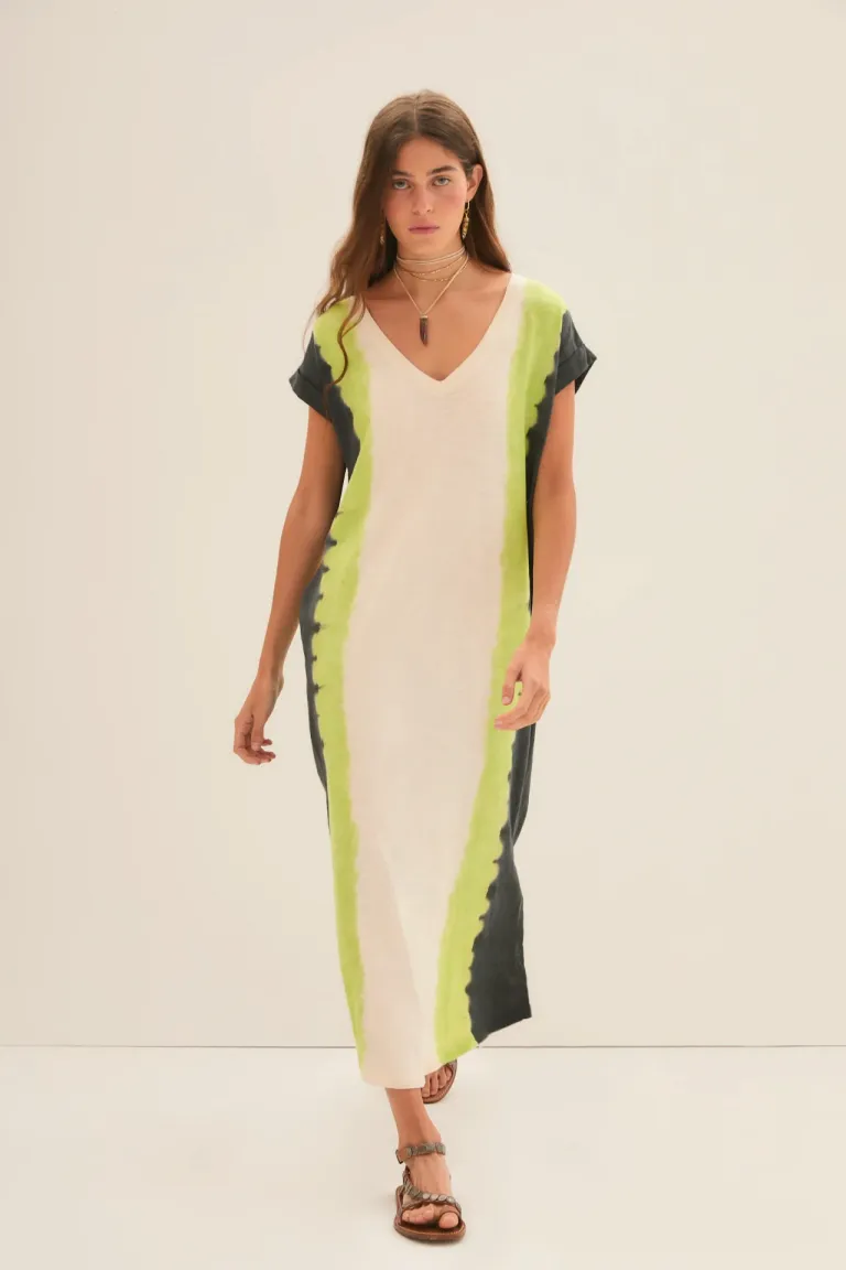 Vestido midi de diseño exclusivo con estampado batik de Rapsodia en Vestidos para argentina