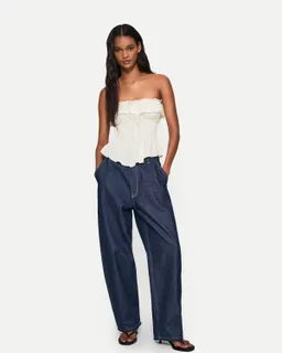 Top bandeau texturizado de Bershka en Tops para argentina