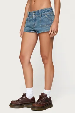 Short jean tiro bajo de Edikted en Shorts para argentina