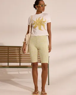 Pantalones capri ajustados rayas de Musera en Pantalones para argentina