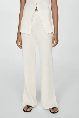 Pantalón recto crochet de Mango en Pantalones para argentina