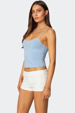 Musculosa bordada prairie de Edikted en Tops para argentina