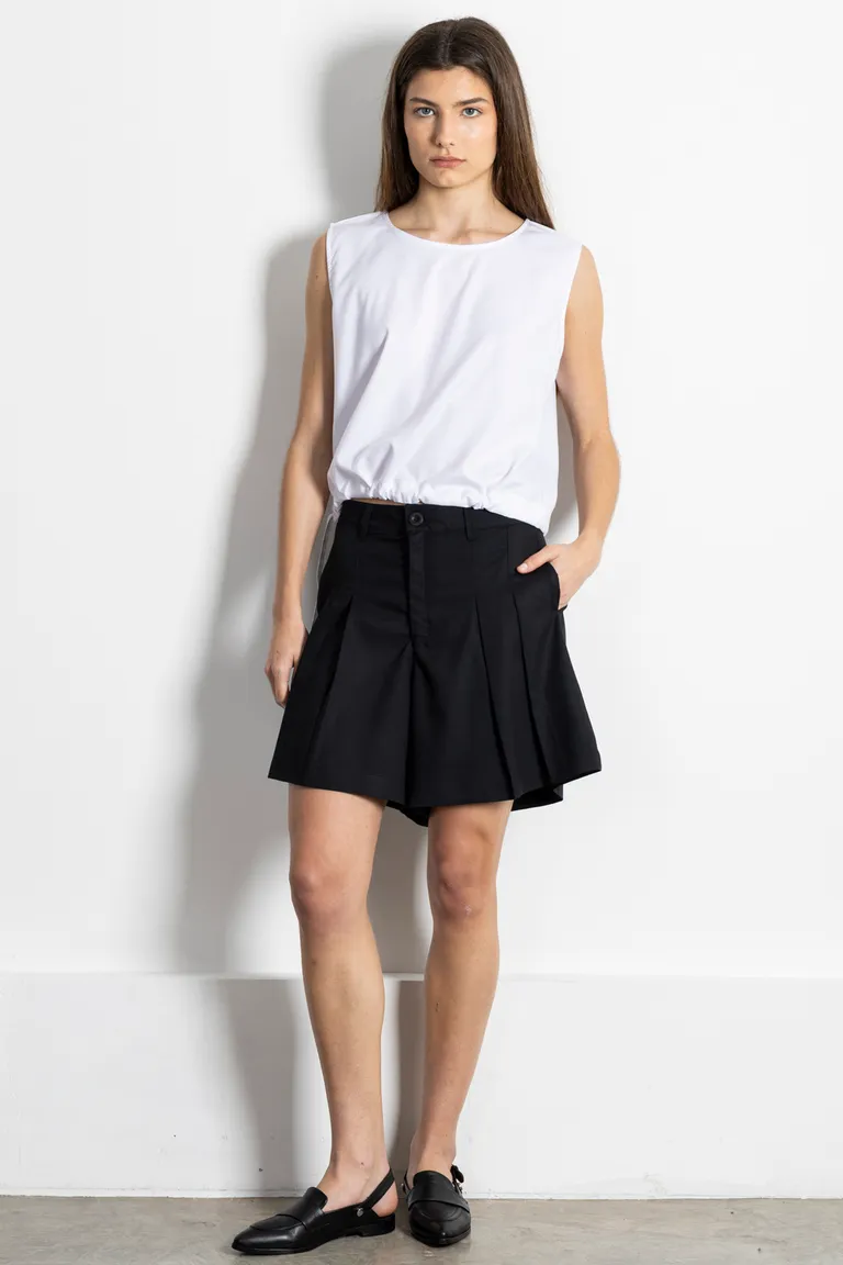 Blusa sin mangas con lazo en cintura para un estilo femenino y sofisticado de Kill en Blusas para argentina