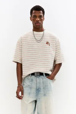 Camiseta rayas pájaro bordado de Pull&Bear en Remeras y Polos para argentina