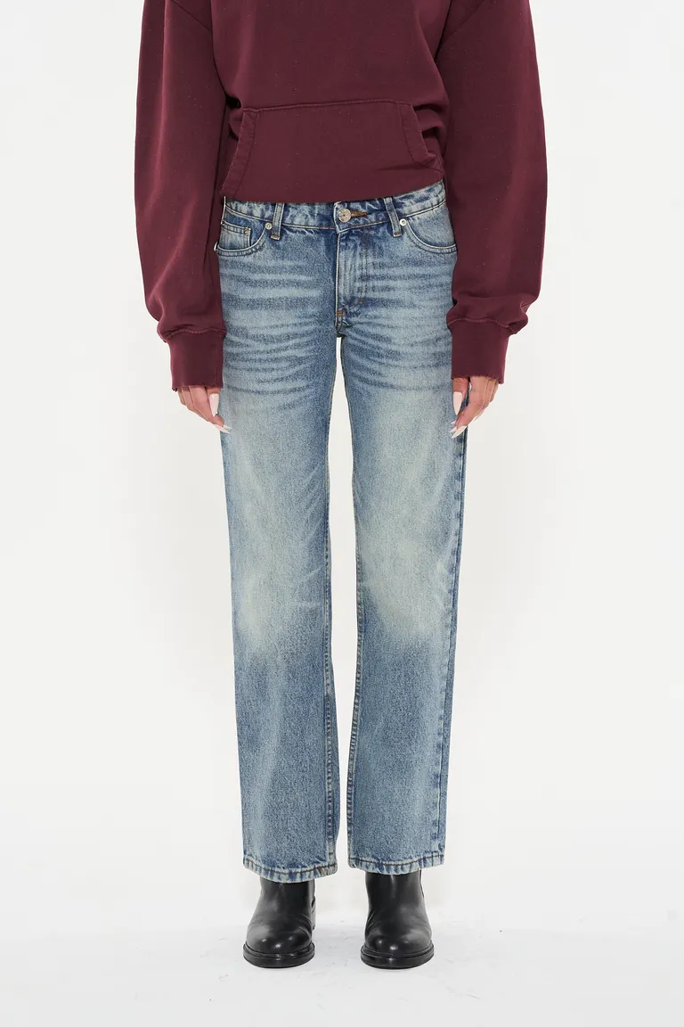 Jeans de corte recto y largo regular para mujer de Ay Not Dead en Pantalones para argentina