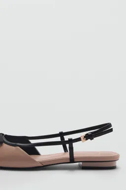 Bailarina tira lazo decorativo de Mango en Ballerinas para argentina