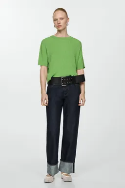 Camiseta punto canalé de Mango en Remeras para argentina