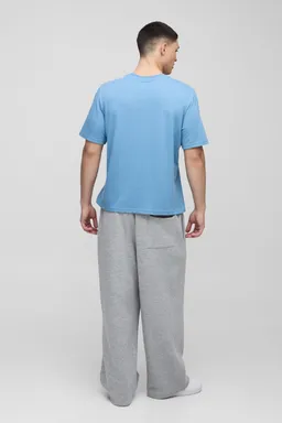 Remera boxy gráfica mónaco denim de Boohooman en Remeras y Polos para argentina