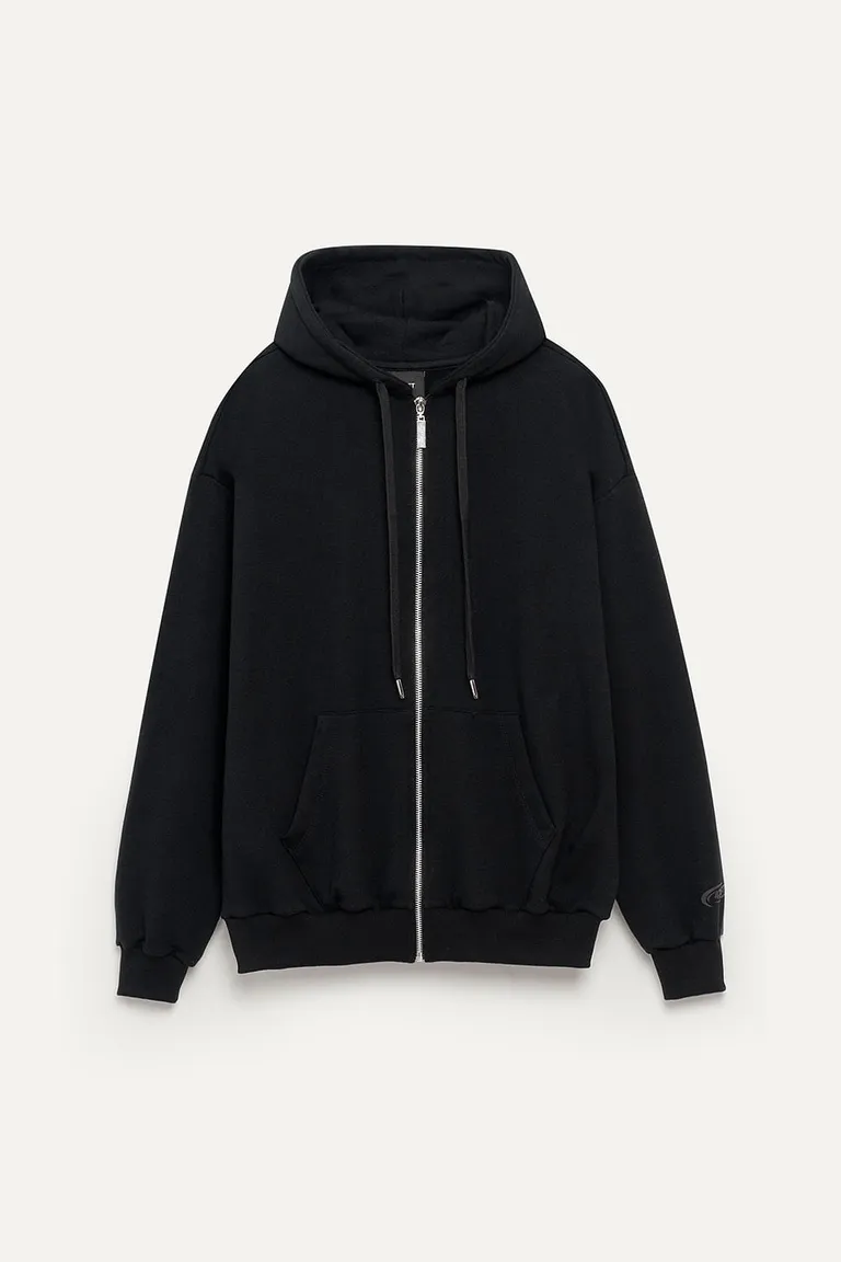 Campera básica de algodón con capucha y bolsillo para mujer de 47 Street en Buzos y Sweaters para argentina