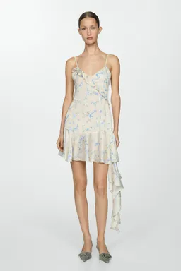 Vestido floral con volantes de Mango en Vestidos para argentina