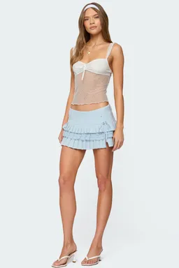 Mini skort yaz plisado de Edikted en Faldas para argentina