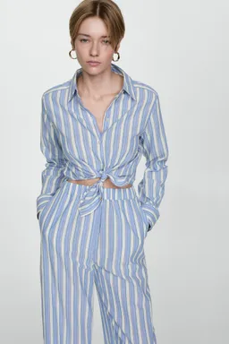 Mono camisero rayas de Mango en Monos para argentina