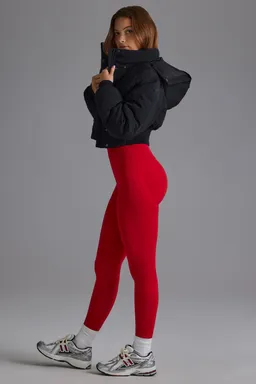 Calzas petite cintura alta rojo cereza de Oh Polly en Pantalones para argentina