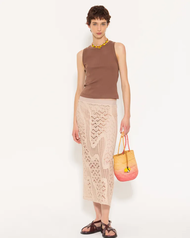 Musculosa de algodón pima con diseño moderno y elegante para mujer de Jazmin Chebar en Tops para argentina