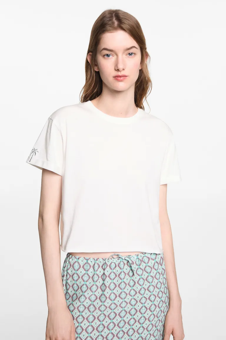Remera algodón estampada de Mango Teen en Remeras para argentina