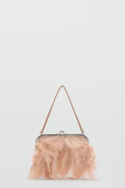 Bolso plumas con asa de Mango en Bolsos y Carteras para argentina