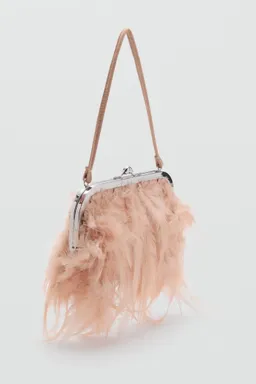 Bolso plumas con asa de Mango en Bolsos y Carteras para argentina
