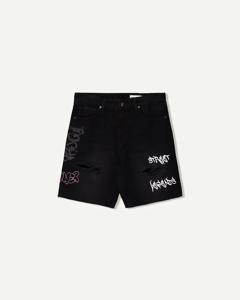 Bermuda denim estampada de Bershka en Bermudas y Shorts para argentina