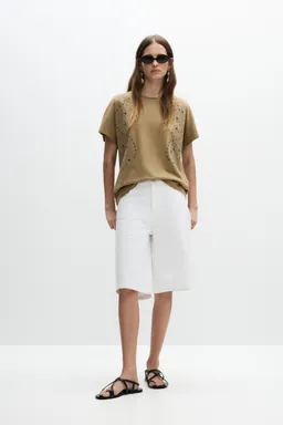 Camiseta bordado flores de Lefties en Remeras para argentina