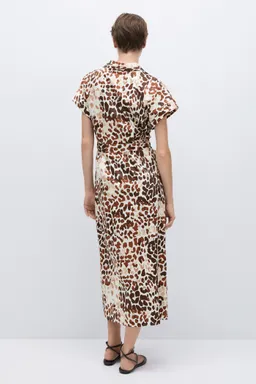Vestido animal print lazo de Mango en Vestidos para argentina