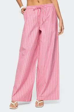 Pantalón maggy rayas pierna ancha de Edikted en Pantalones para argentina