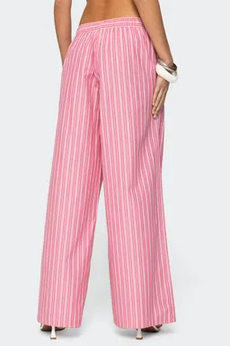 Pantalón maggy rayas pierna ancha de Edikted en Pantalones para argentina