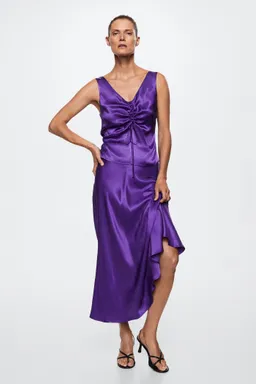 Top detalle fruncido de Mango en Vestidos para argentina