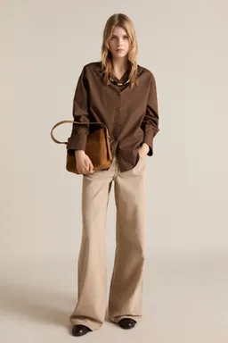 Camisa recta algodón de Mango en Camisas para argentina