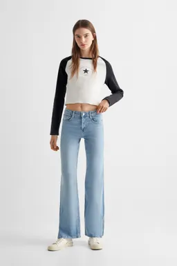 Remera canalé con mensaje de Mango Teen en Remeras para argentina