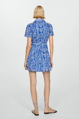 Vestido estampado con lazo de Mango en Vestidos para argentina
