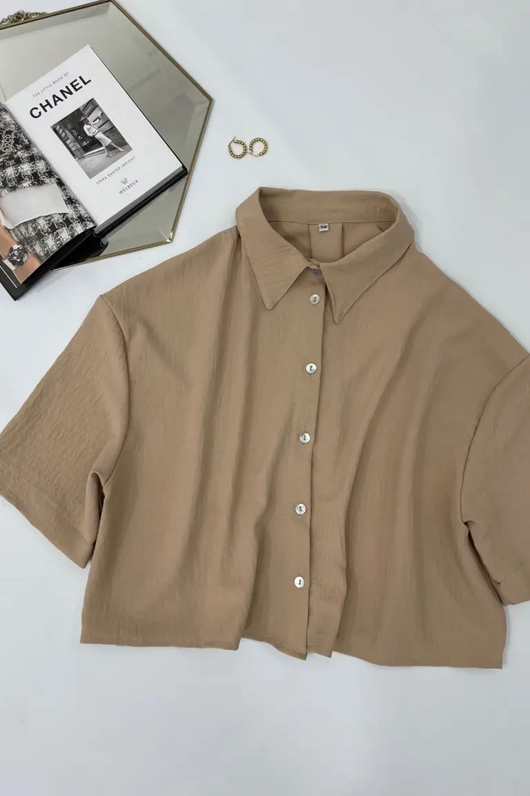 Camisa Crop Manga Corta de Hesed en Camisas para argentina