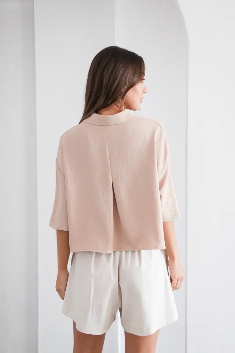 Camisa Crop Manga Corta de Hesed en Camisas para argentina