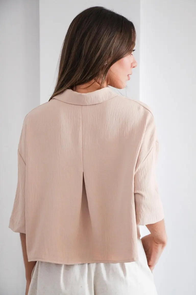 Camisa Crop Manga Corta de Hesed en Camisas para argentina