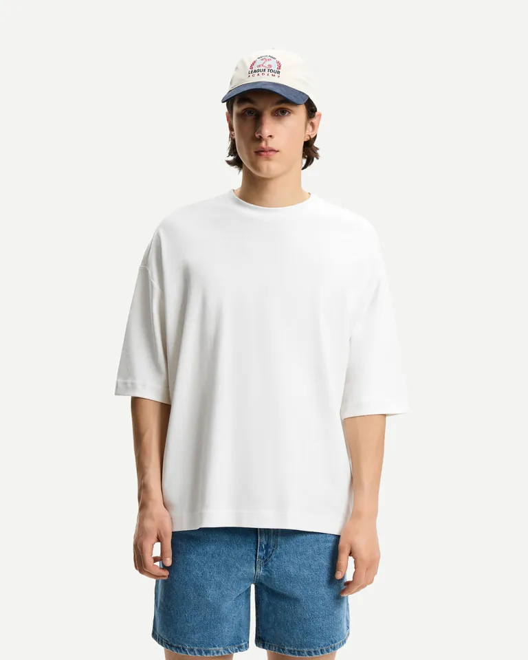 Remera manga corta boxy de Bershka en Remeras y Polos para argentina