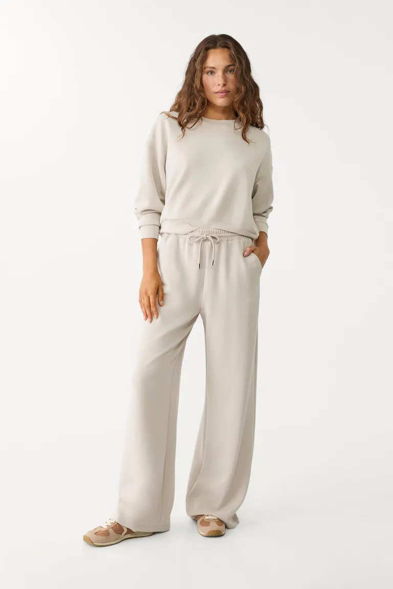 Pantalón palazzo tacto suave de Stradivarius en Pantalones para argentina