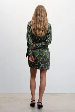 Vestido estampado cadenas de Mango en Vestidos para argentina