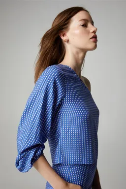 Blusa asimétrica estampada de Mango Teen en Blusas para argentina
