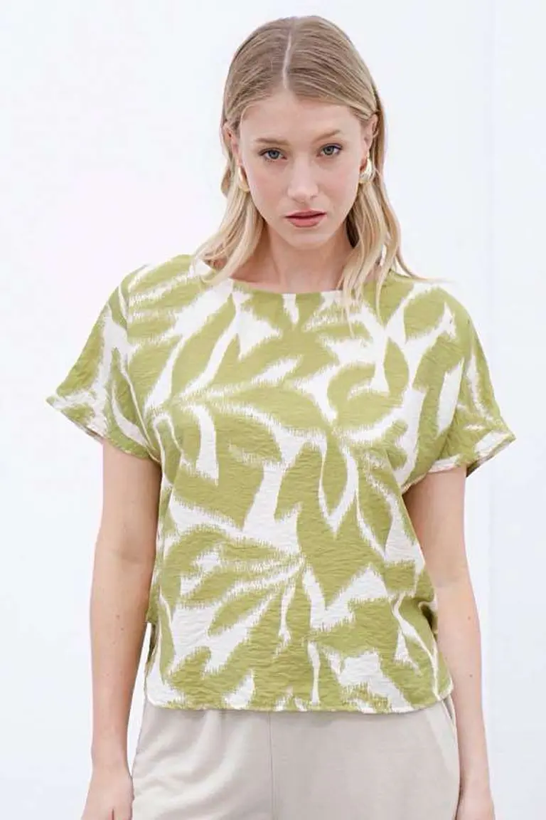 Blusa Seda Estampada de Hesed en Blusas para argentina