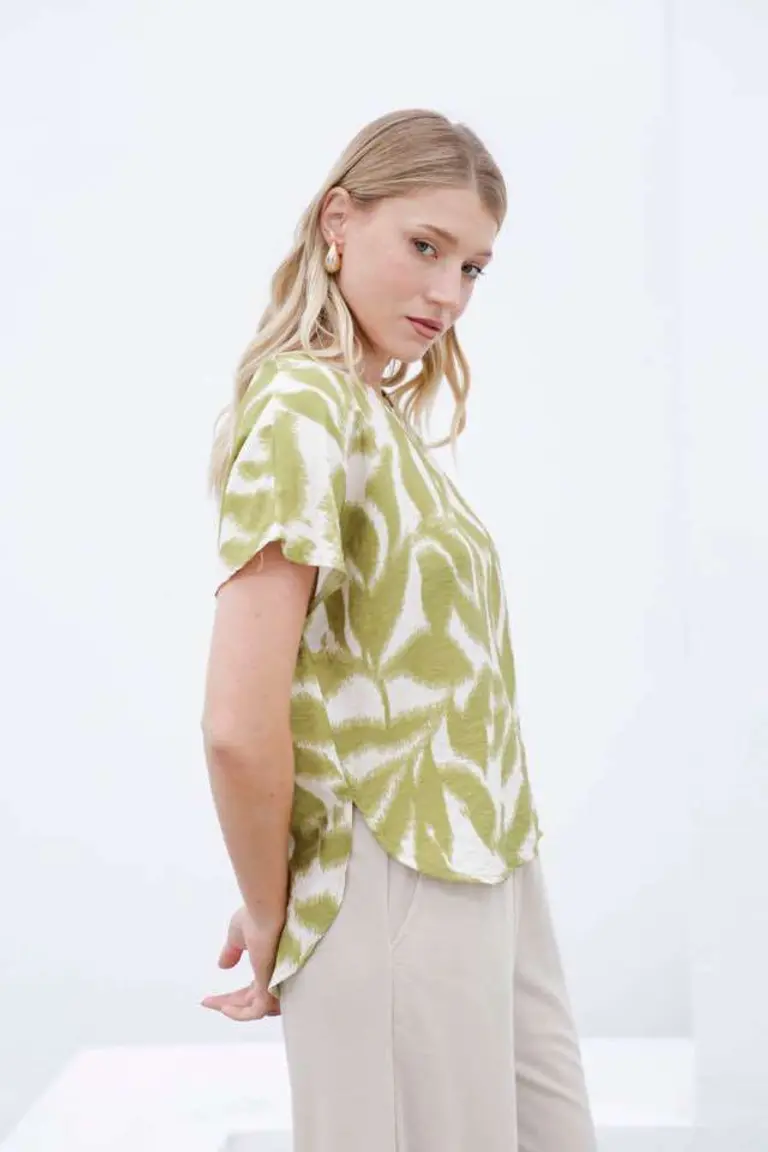 Blusa Seda Estampada de Hesed en Blusas para argentina