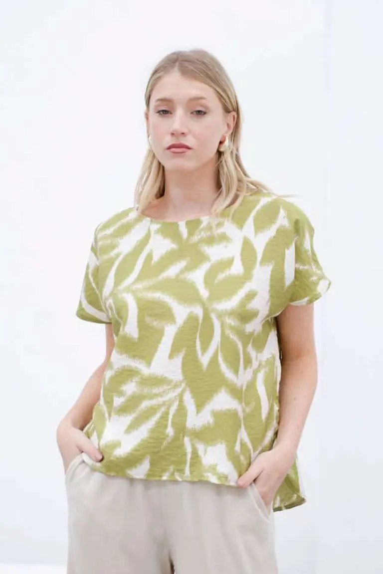 Blusa Seda Estampada de Hesed en Blusas para argentina