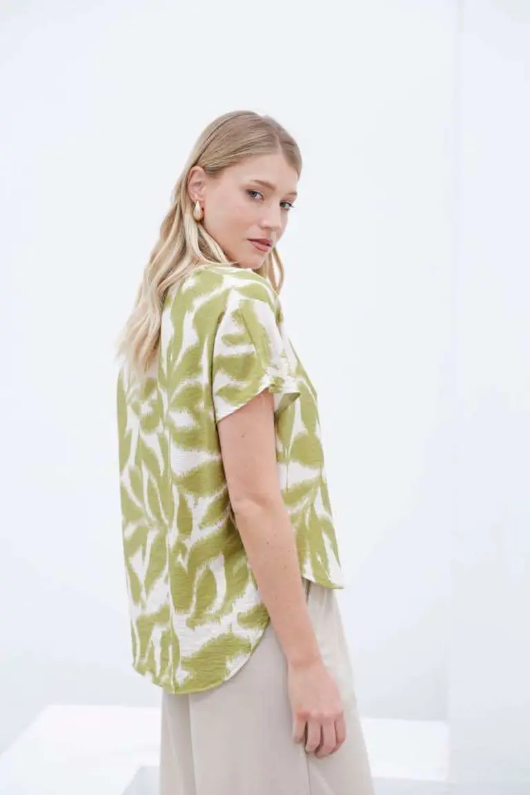 Blusa Seda Estampada de Hesed en Blusas para argentina