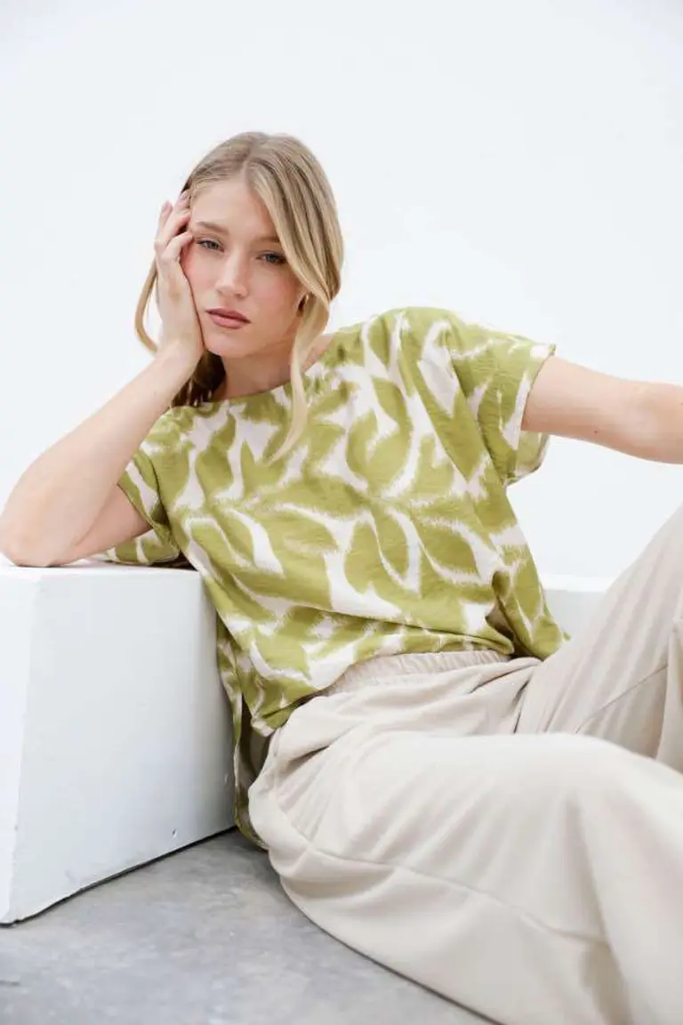 Blusa Seda Estampada de Hesed en Blusas para argentina