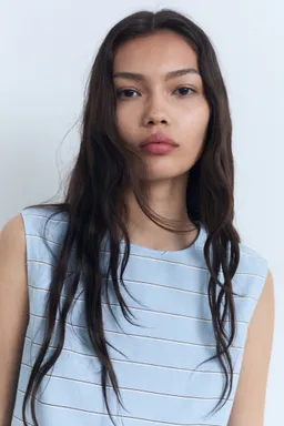 Blusa algodón rayas de Mango en Blusas para argentina