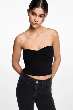 Top crop nudo de Mango Teen en Tops para argentina