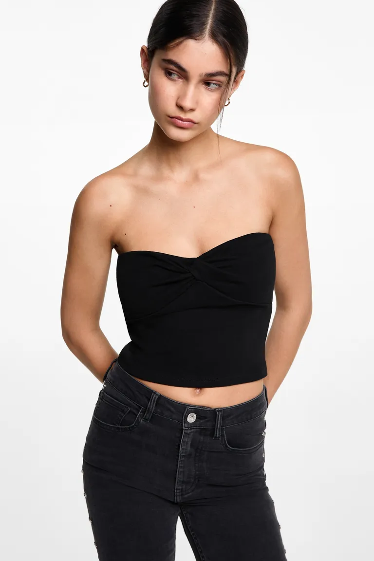 Top crop nudo de Mango Teen en Tops para argentina