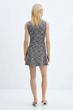 Vestido tweed jaspeado de Mango en Vestidos para argentina