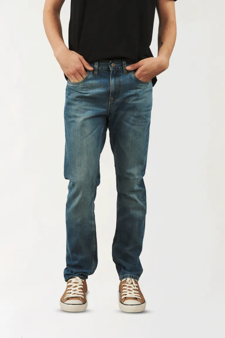 Pantalón de mezclilla con efecto vintage y detalles de roturas de Bensimon en Pantalones para argentina