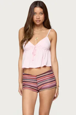 Musculosa babydoll amanecer de Edikted en Tops para argentina