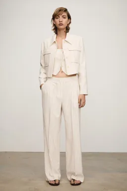 Pantalón recto rayas de Mango en Pantalones para argentina